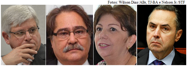 Janot, Hirs, Telma e Barroso