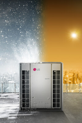 LG Multi V™ i with 26HP as a single frame, VRF cooling and heating solution