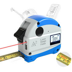 DANIU 30M Laser Rangefinder + 5M Anti-fall Steel Tape