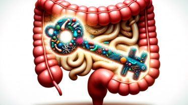 Gut Microbiome Human Health Art Concept