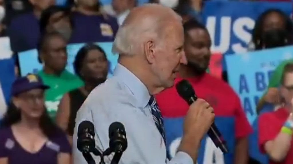VIDEO: Heckler Yells ‘You Stole The Election’ At Joe Biden During Speech