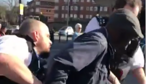 Video from UK: Muslim threatens Christian preacher, cops arrest preacher for “Islamophobia”