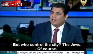 Lebanese journalist: The Jews “rule the world”