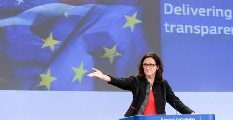 La Comisaria europea de Comercio, Cecila Malmström. REUTERS