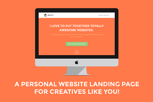 Identity: Personal Site Landing Page