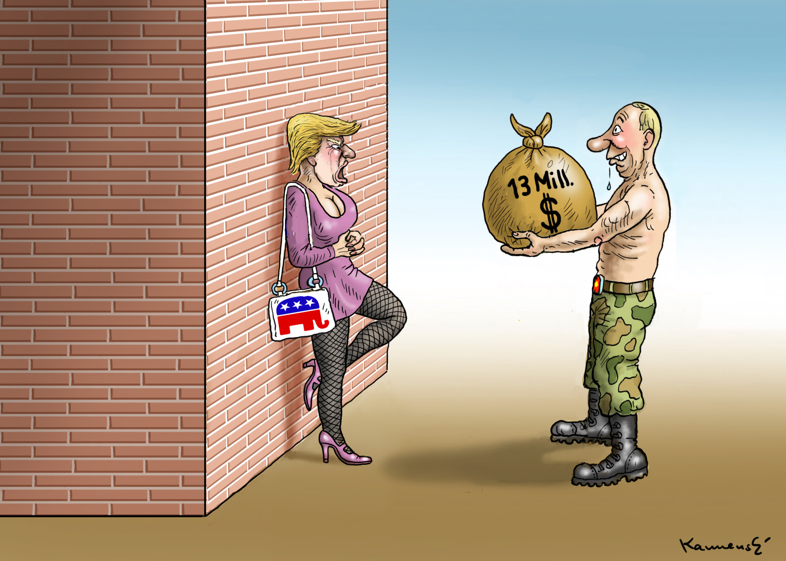 Putin helped Trump get elected president.