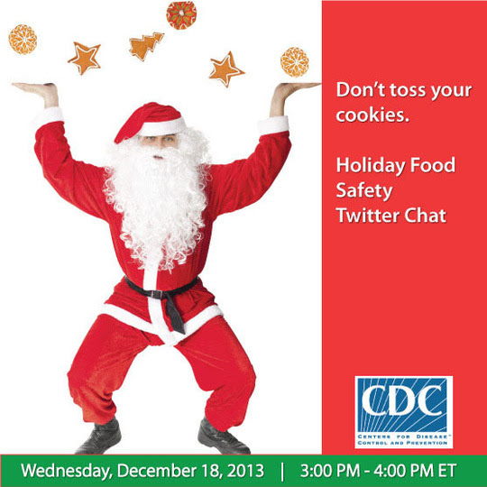 Don't toss your cookies. Holiday Food Safety Chat