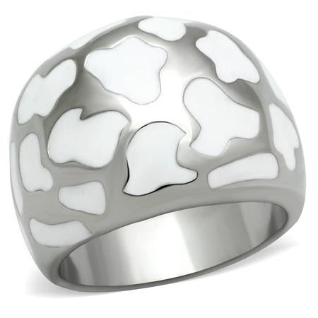 TK217 - High polished (no plating) Stainless Steel Ring with No Stone