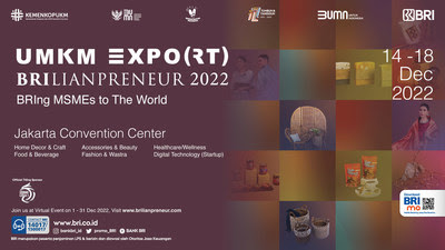 BRILIANPRENEUR UMKM EXPO(RT) is back with 502 various best-quality MSME products from 22 provinces across Indonesia. Embracing sustainability, the event brings forth new categories of Health/Wellness and Digital Technology.