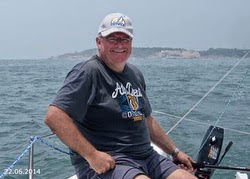 J/70 sailor off China