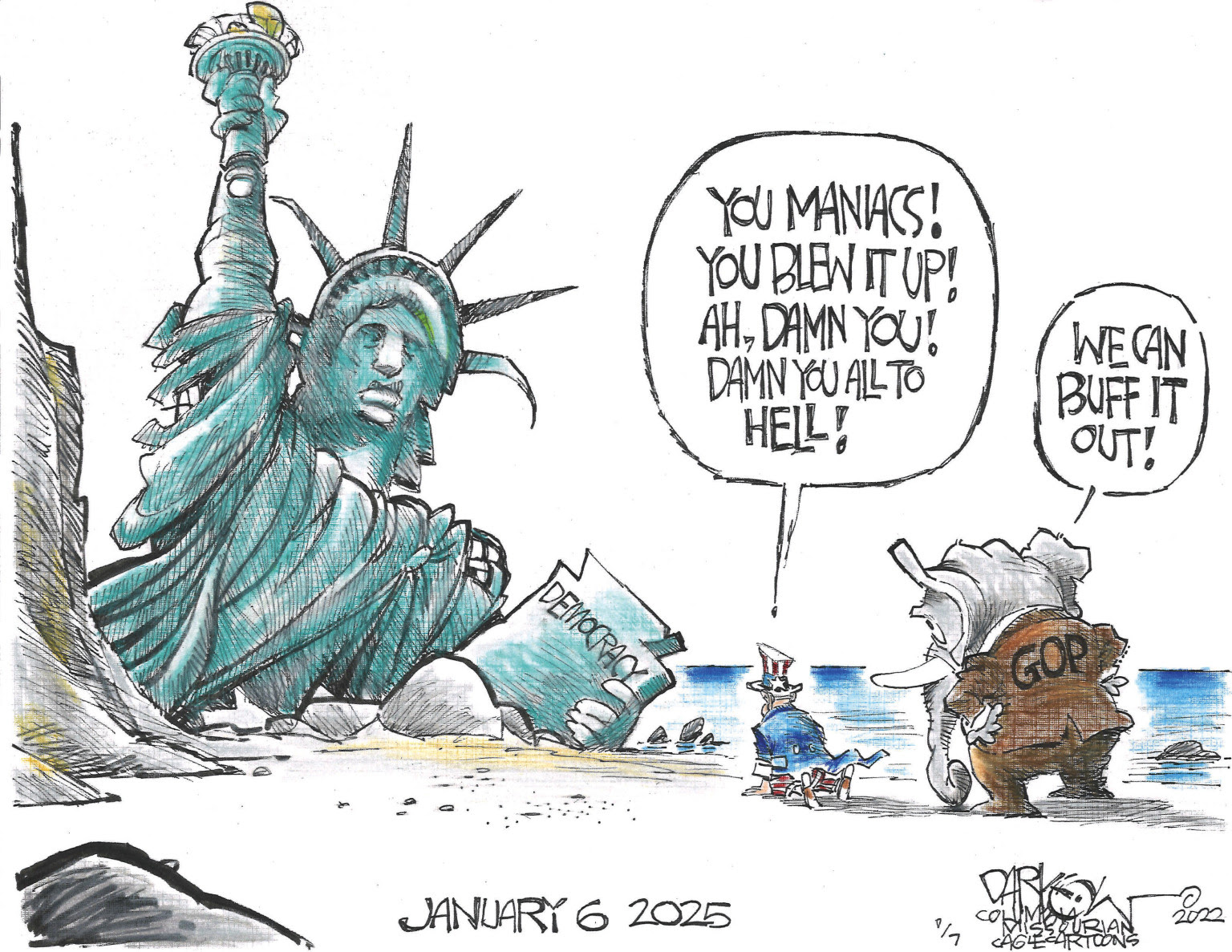 MAGA Republicans destroy democracy