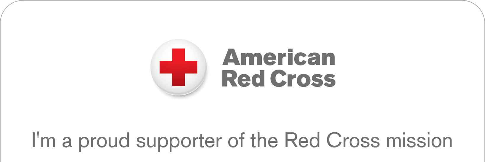 American Red Cross 2019 Supporter Card