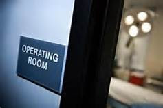 Operating Room sign