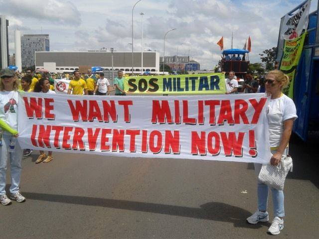 Piden la intervención militar