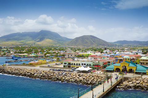 Port Zante in Basseterre town, St.. Kitts And Nevis