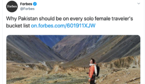 Forbes: “Why Pakistan should be on every solo female traveler’s bucket list”