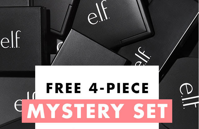 Score a 4-piece mystery gift at Elf Cosmetics!