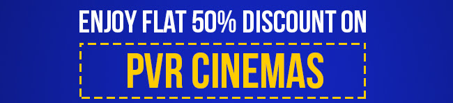 Enjoy FLAT 50% discount on PVR Gift Vouchers worth Rs 250 today! Hurry, limited vouchers available!