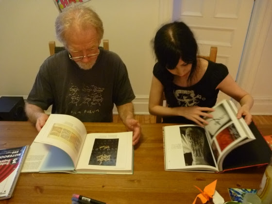 Father and daughter share their love of lettering.