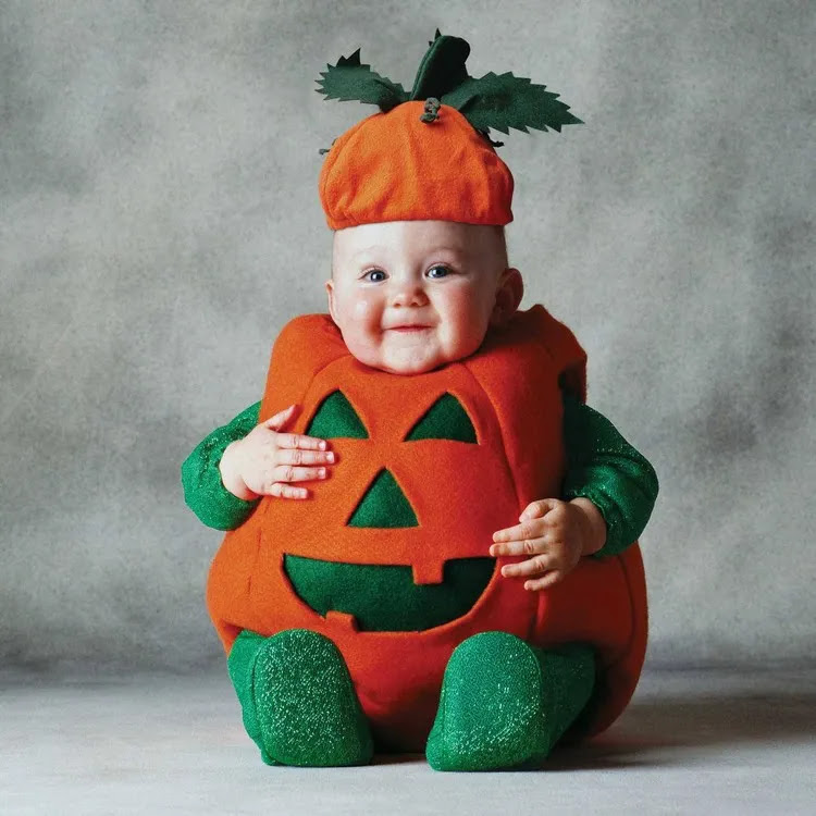 дешевый детский костюм на Хэллоуин с тыквой
