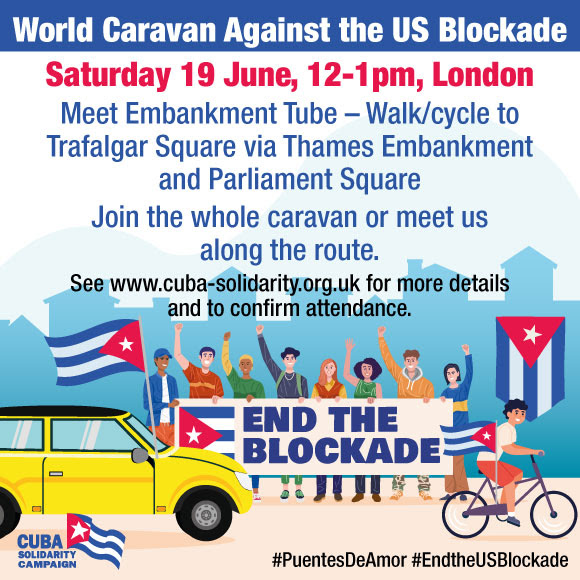June’s World Caravan against the blockade