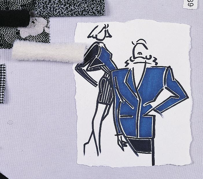 Boceto de Roberto Verino.