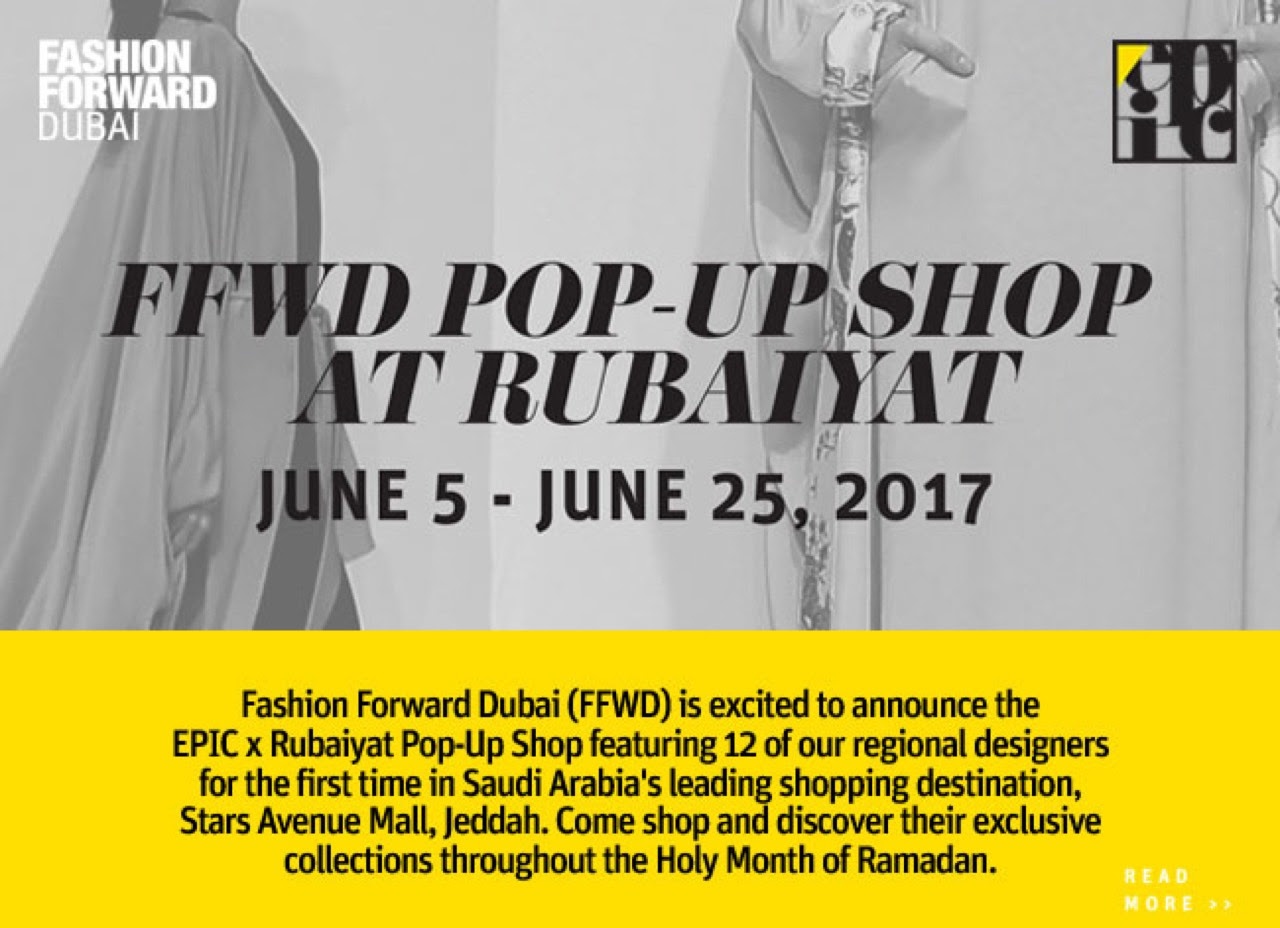 Check this Out! FFWDxEPIC: Rubaiyat Pop-up Shop, Jeddah