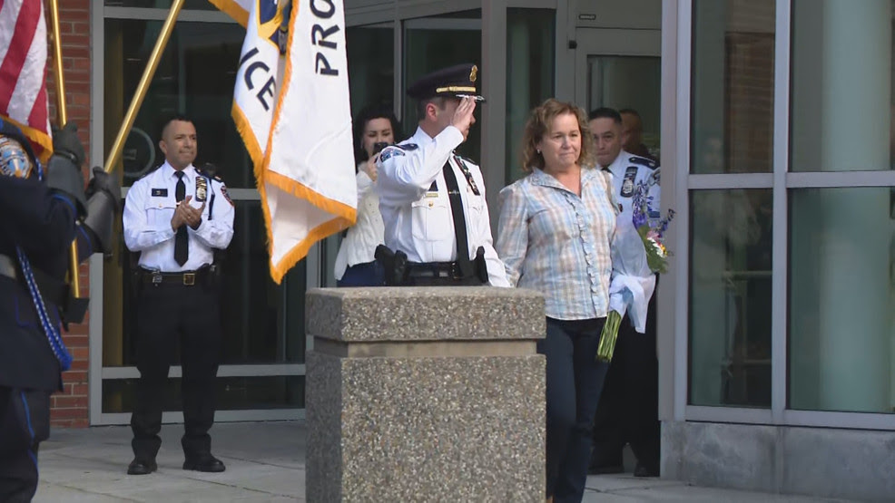  Providence police salute Col. Clements as he departs for federal post in Washington