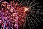 Fireworks and Gondola Wheel