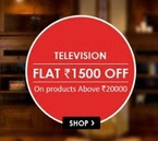 Flat 1500 off on Electronics above 20000
