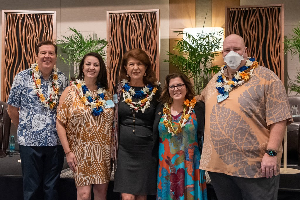 From left to right: Steve Petranik, Mālia Sanders, Pauline Sheldon, Mondy Jamshidi Kent, Kalani Kaʻanāʻanā. | Photo: Tricia Murata