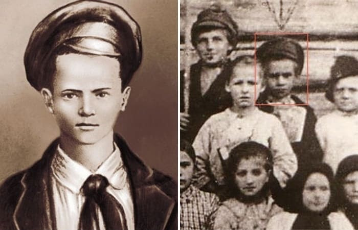 Портрет Павлика Морозова, созданный на основе единственной известной его фотографии | Фото: aif.ru Портрет Павлика Морозова, созданный на основе единственной известной его фотографии | Фото: aif.ru