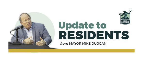 Mayor's Update to Residents Header