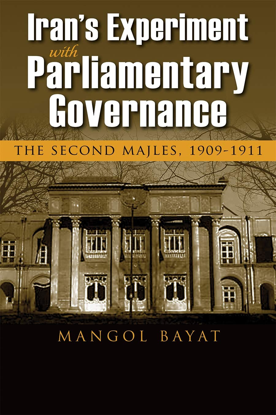 Book cover: Iran's Experiment with Parliamentary Governance