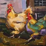 Rainbow of Chickens - Posted on Wednesday, January 14, 2015 by Cathleen Rehfeld