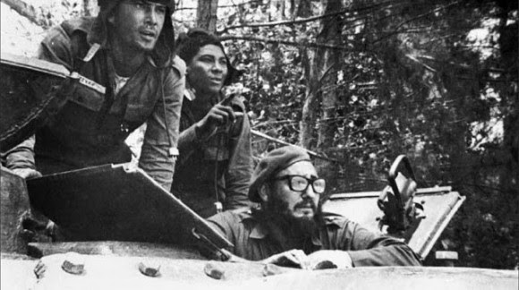 Fidel Castro en Playa Girón.