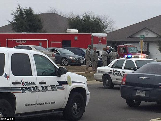 Hazmat: The unidentified soldier, who recently returned to Fort Hood in central Texas on emergency leave, was monitoring himself twice daily and reporting his status to medical officials, they said
