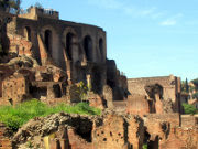 Ruins
          of the palace on the Palatine Hill