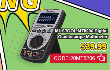 MUSTOOL MT8206 Digital Oscilloscope Multimeter