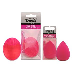 for your Beauty Gesichts-Peelingpad + Profi-Make-Up Schwamm for your Beauty Gesichts-Peelingpad + Profi-Make-Up Schwamm