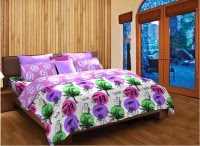 Home Expression USA Cotton Printed Double Bedsheet (1 Bedsheet, 2 Pillow Covers)