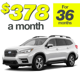 2019 ASCENT 2.4T Premium $378 a month 36 months