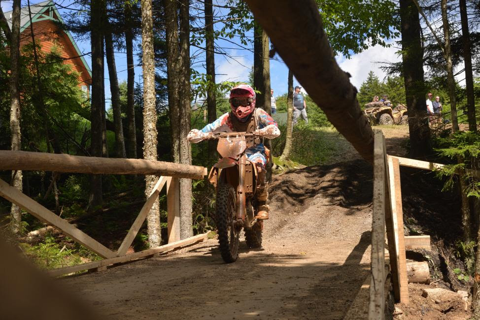 Becca Sheets finished a solid second place at the AMSOIL Snowshoe GNCC.