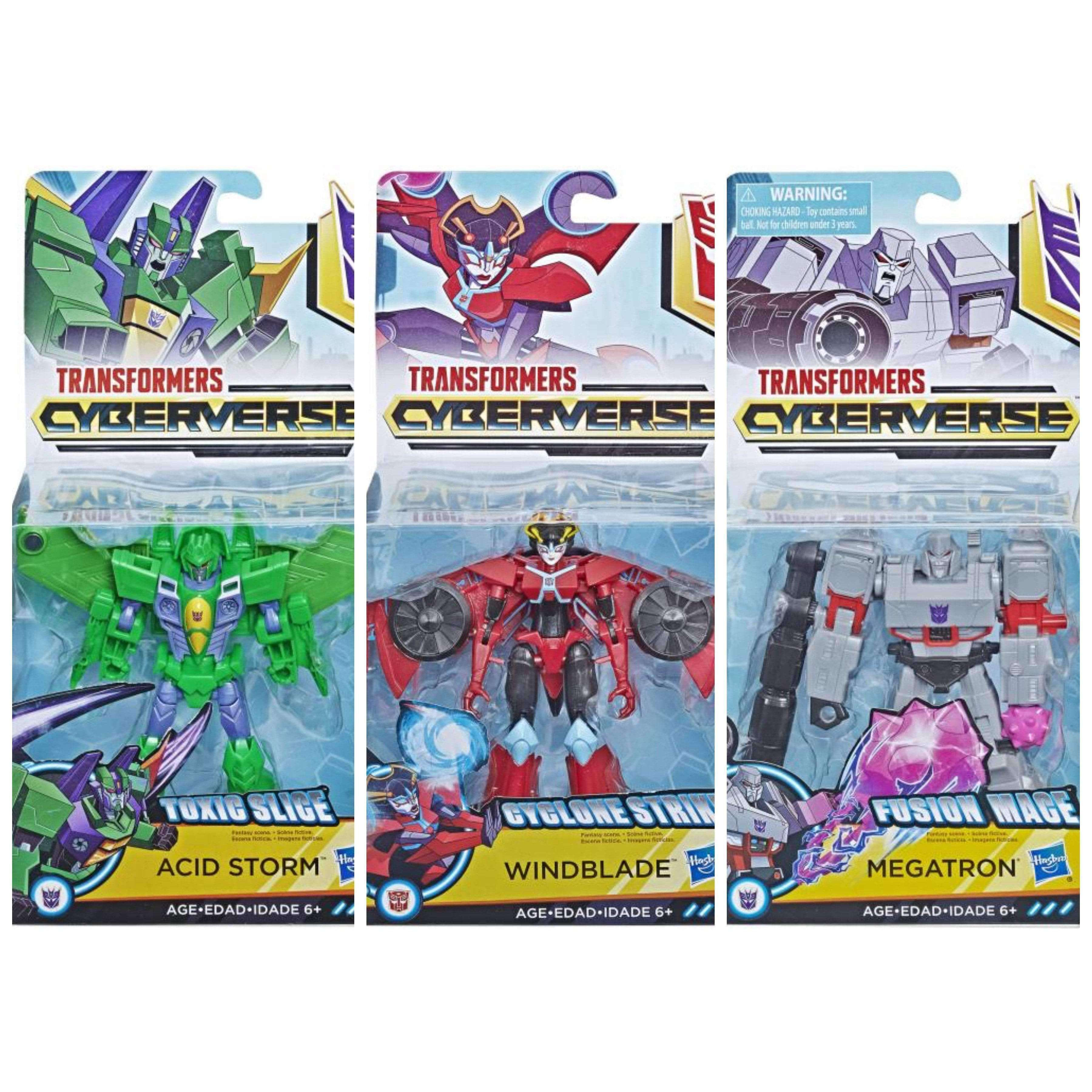 Image of Transformers: Cyberverse Warrior Wave 2 Set of 3 Figures