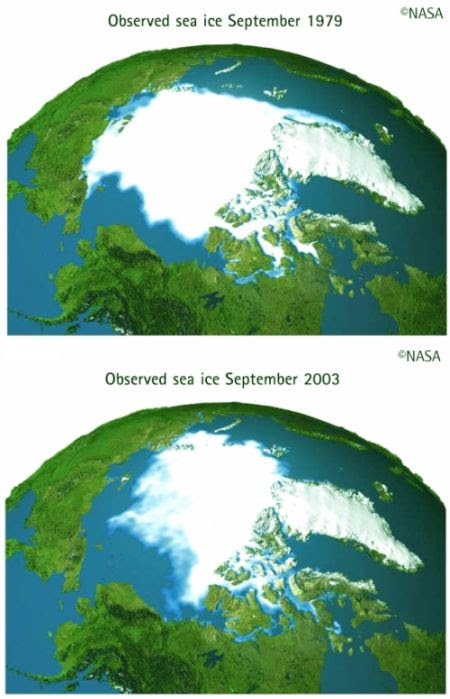 Fig 1 Arctic Ice Melting