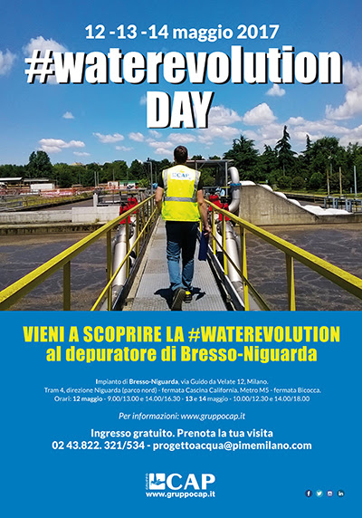 Toccare con mano la #Waterevolution: per 3 giorni apre al pubblico il depuratore di Bresso-Niguarda