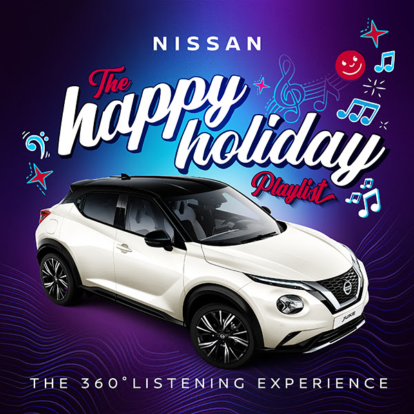 El Nissan JUKE supera la tristeza del invierno con la lista de reproducción The Happy Holiday