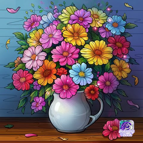 Flowers-Colorful-in-Vase
