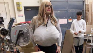 Canada: School board in damage control mode after defending trans teacher with football-sized breasts in shop class