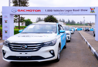 The 1000 Car Road Show | GAC MOTOR Nigeria Delivers Vehicles for LAGRIDE Project